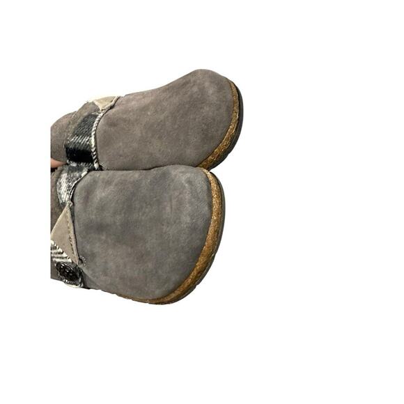 Earth Origins Women’s Warm-Lined Suede Clogs Eloise Minimalist Comfort Size 6.5 - Picture 7 of 8